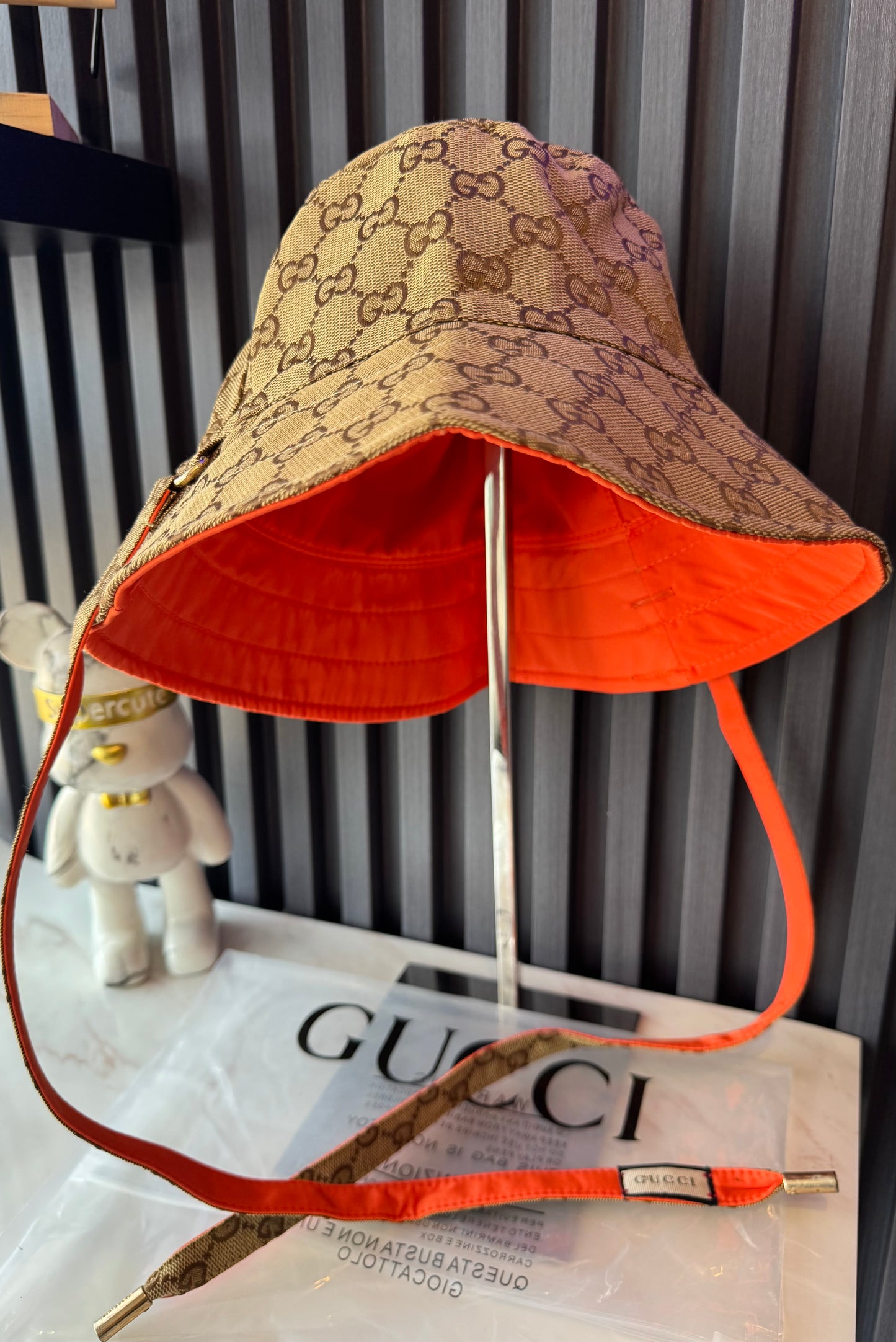 Gorro unisex the north face x Gucci
