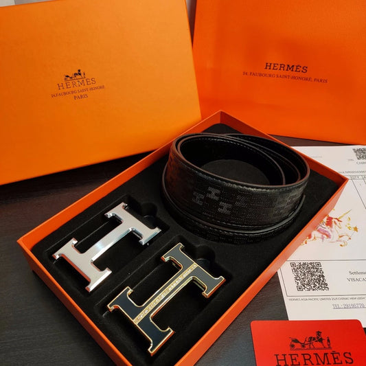 Cinturon Hermes Doble Hebillas (incluye Caja y Bolsa)