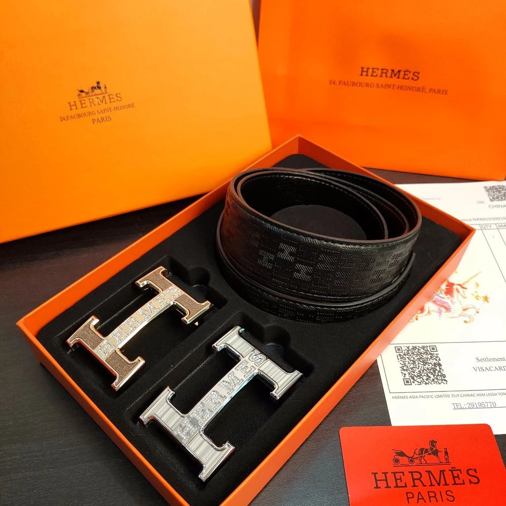 Cinturon Hermes Doble Hebillas (incluye Caja y Bolsa)