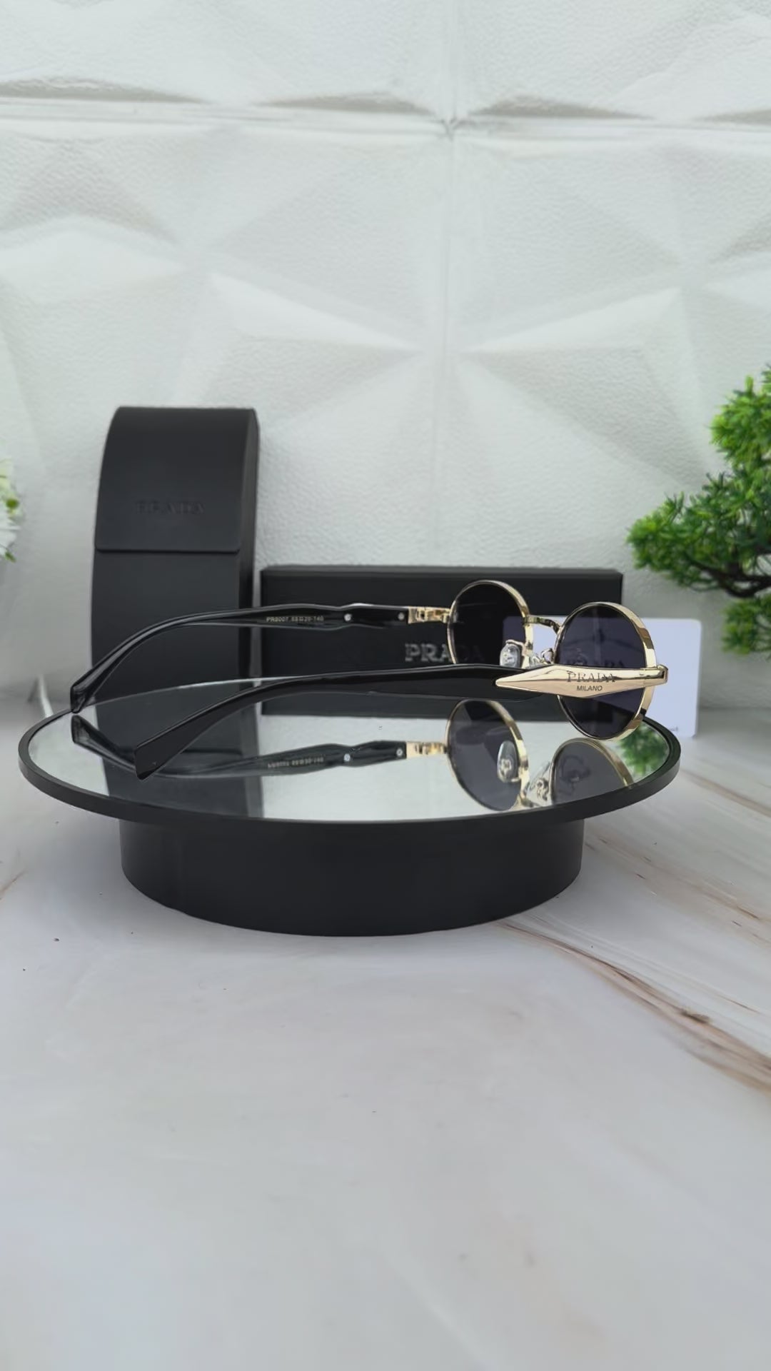 🕶 Lentes Ovalados Prada de lujo / Tendencia