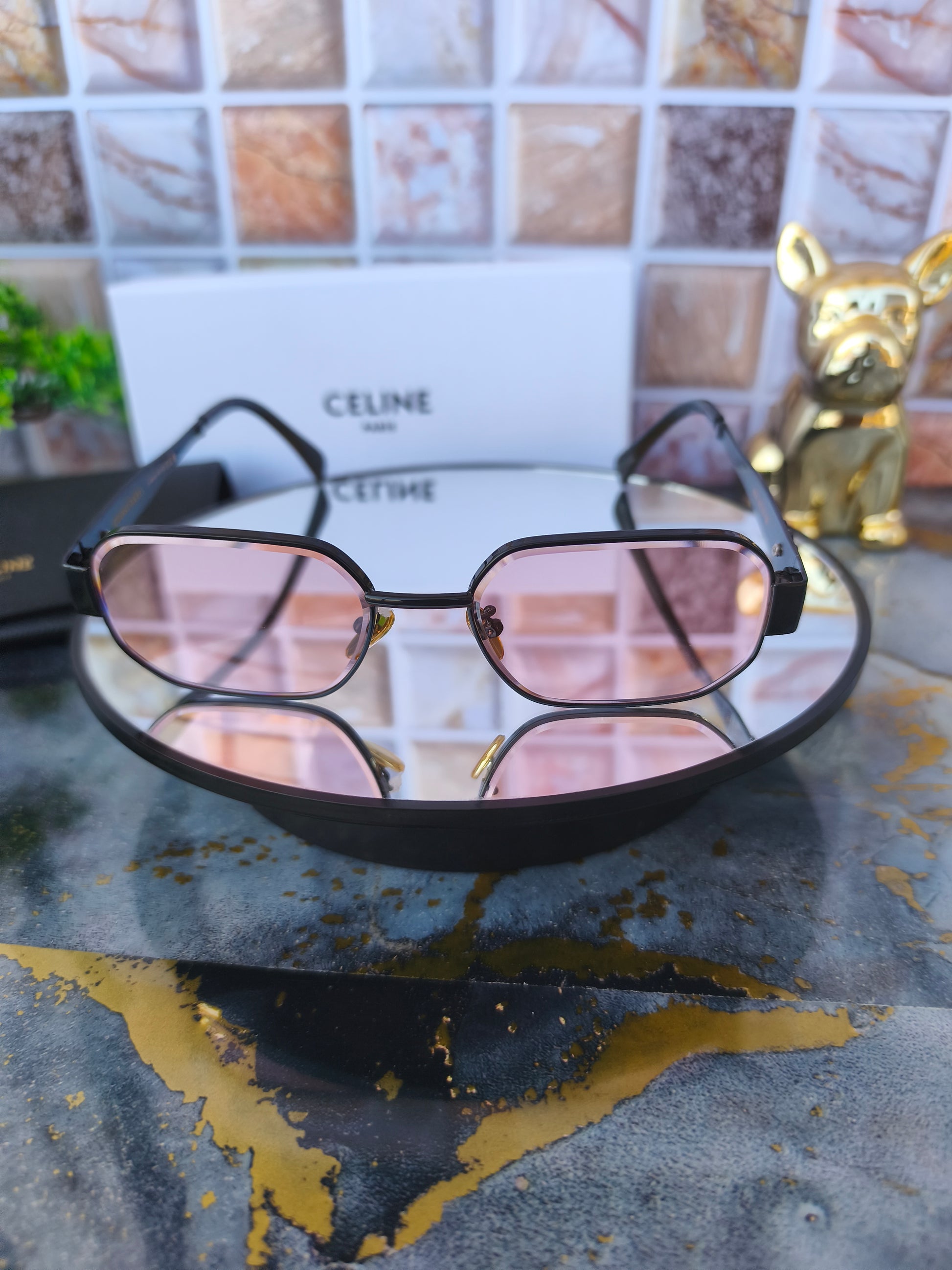 Lentes De sol Celine Rosa
